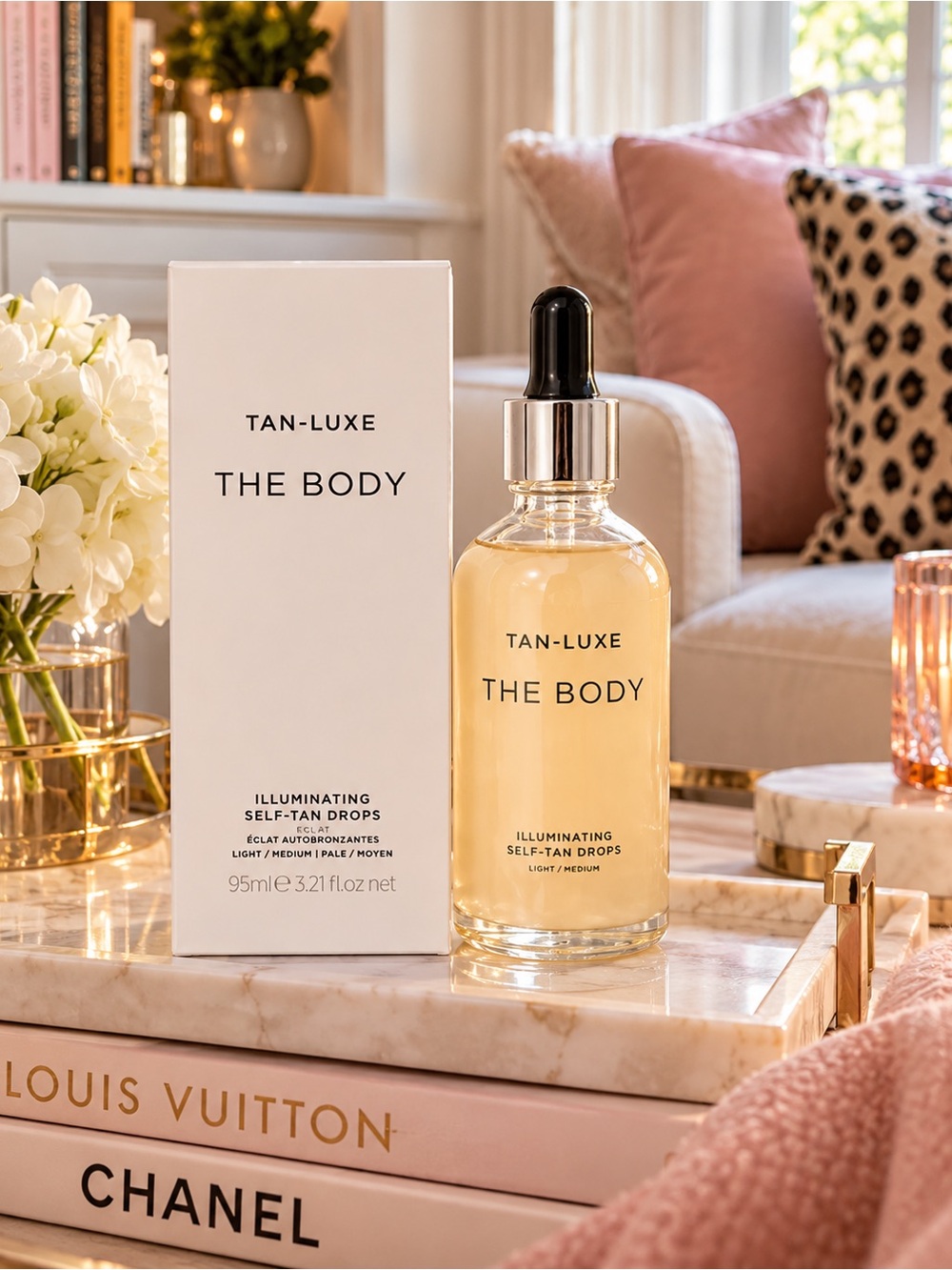 ✨ TAN-LUXE The Body Illuminating Self-Tan Drops Light/Medium 95mL Jumbo